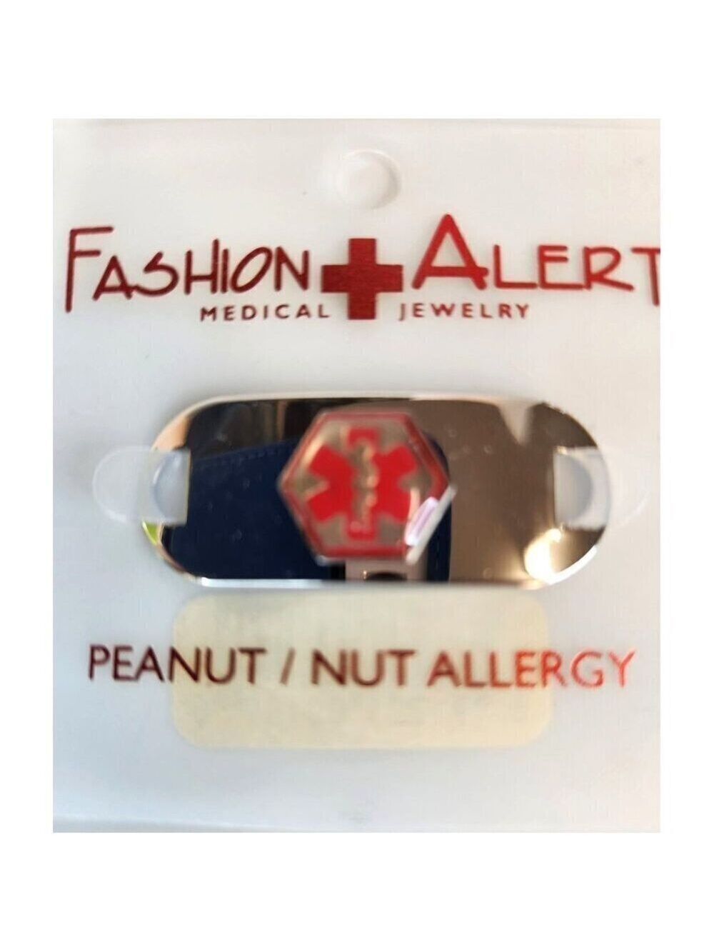 Fashion Alert Medical Jewelry Peanut / Nut Allergy Tag